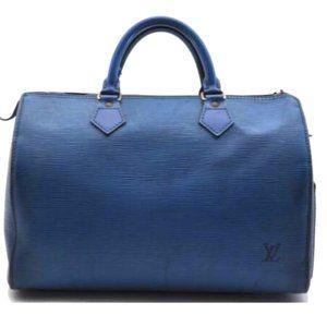 Louis Vuitton Vintage - Epi Speedy 30 Bag - Blue - Leather Handbag